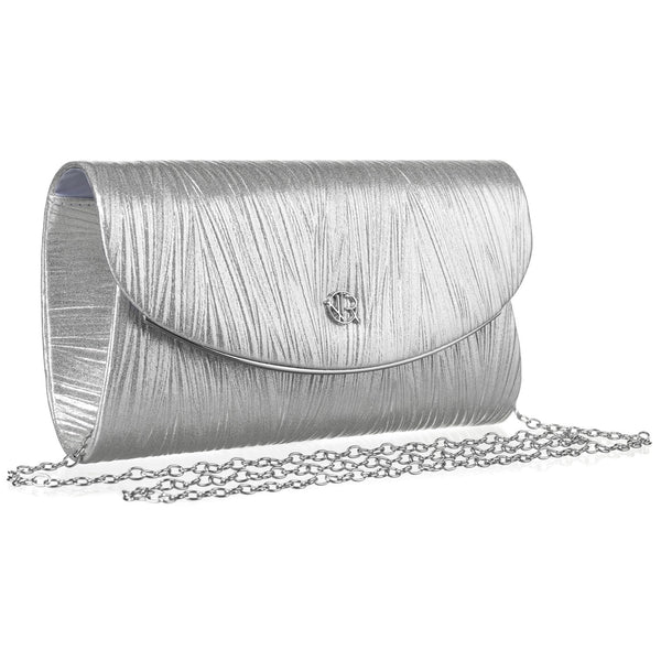 Moteriška delninė, sidabrinė, dirbtinė oda, su magnetu R570