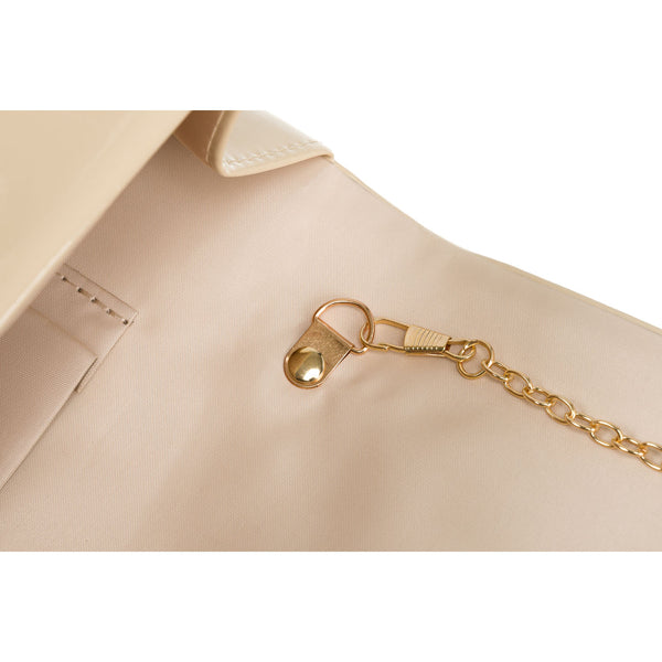 Moteriška elegantiška delninė, smėlio spalvos, dirbtinė oda. R560