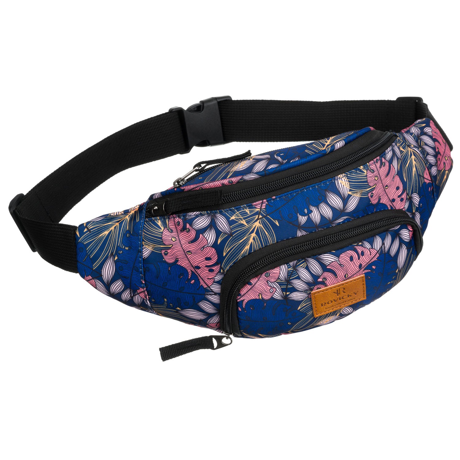 Moteriška juosmens rankinė, poliesteris, su užtrauktuku R552