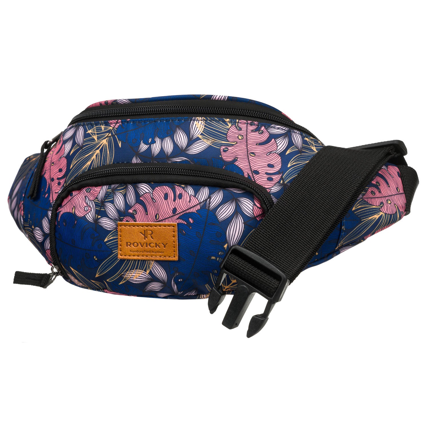 Moteriška juosmens rankinė, poliesteris, su užtrauktuku R552