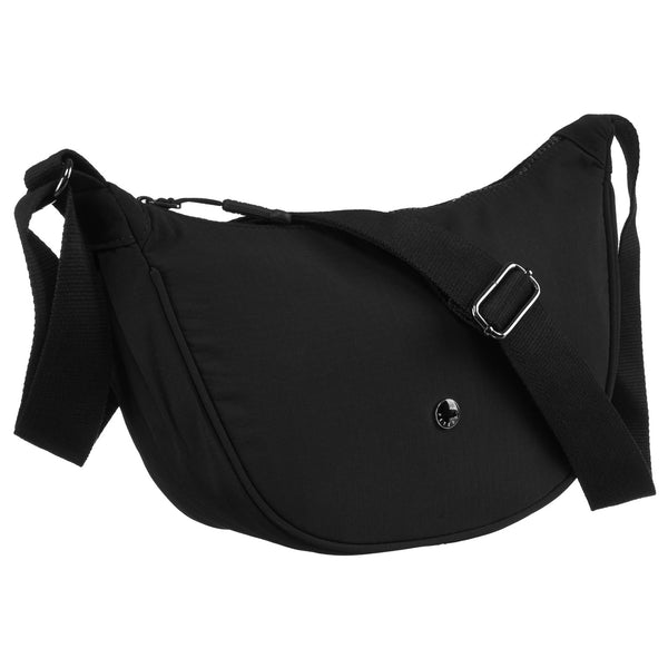 Moteriška miesto rankinė, juoda, poliesteris R546