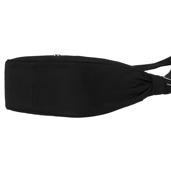 Moteriška miesto rankinė, juoda, poliesteris R546