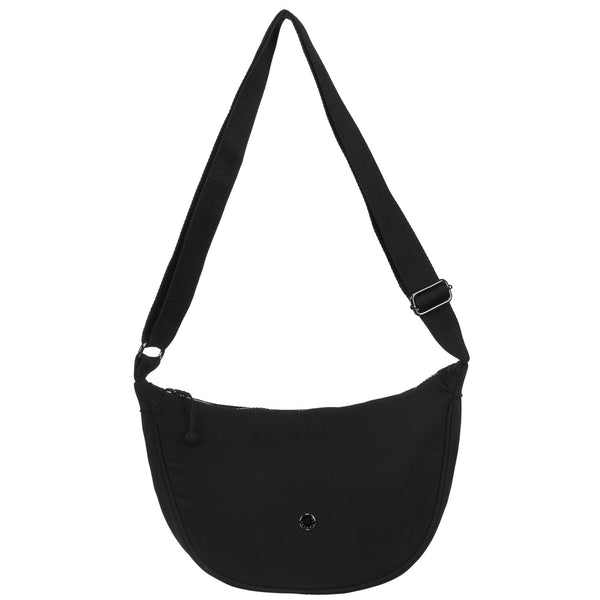 Moteriška miesto rankinė, juoda, poliesteris R546