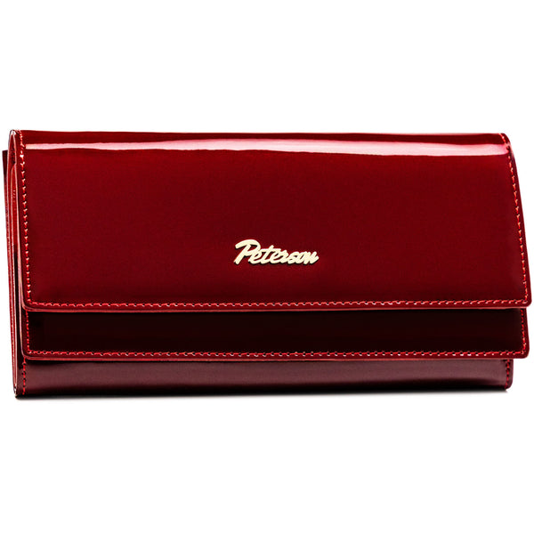 Moteriška odinė piniginė, raudona D1806