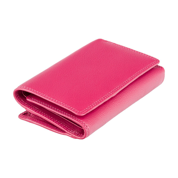 Moteriška odinė piniginė Visconti HT32 Fuscia, rožinė D1860