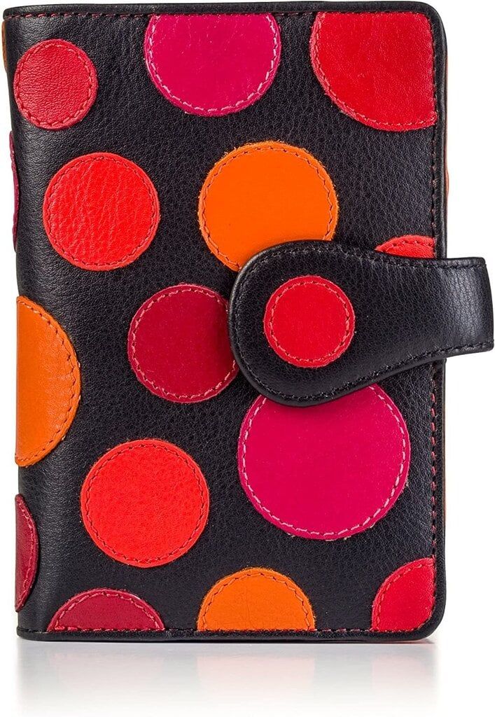 Moteriška odinė piniginė Visconti P1, raudona D1838