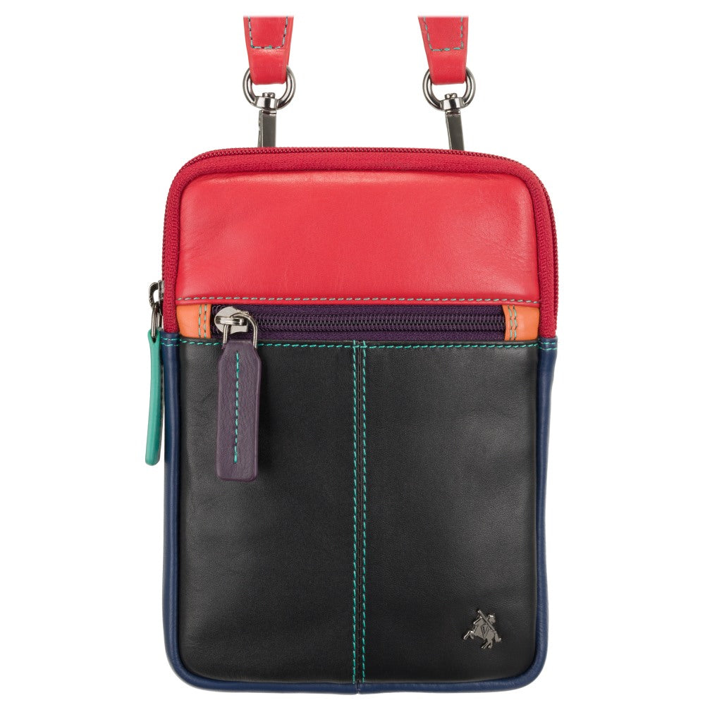 Moteriška odinė rankinė, Visconti S-10, rožinė-juoda
 R543