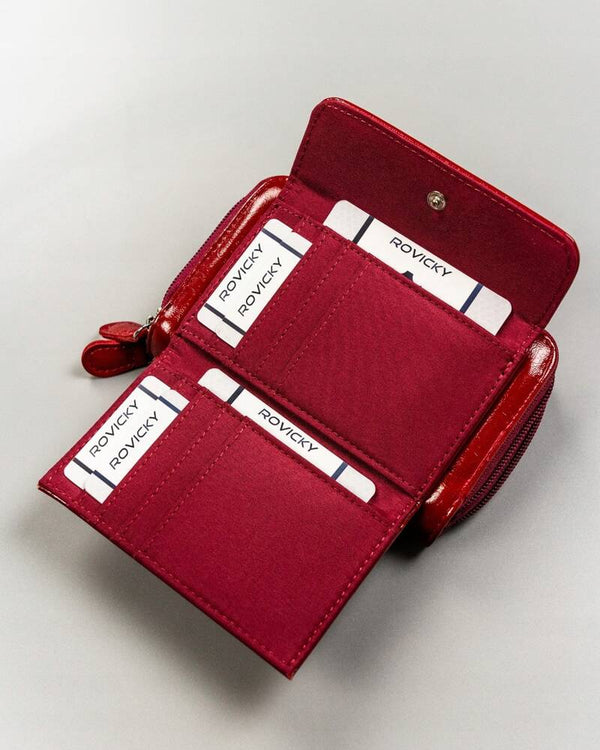 Moteriška piniginė Cavaldi T5, raudona D1766