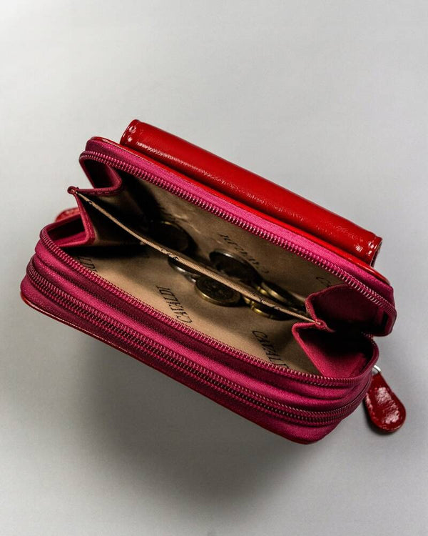 Moteriška piniginė Cavaldi T5, raudona D1766