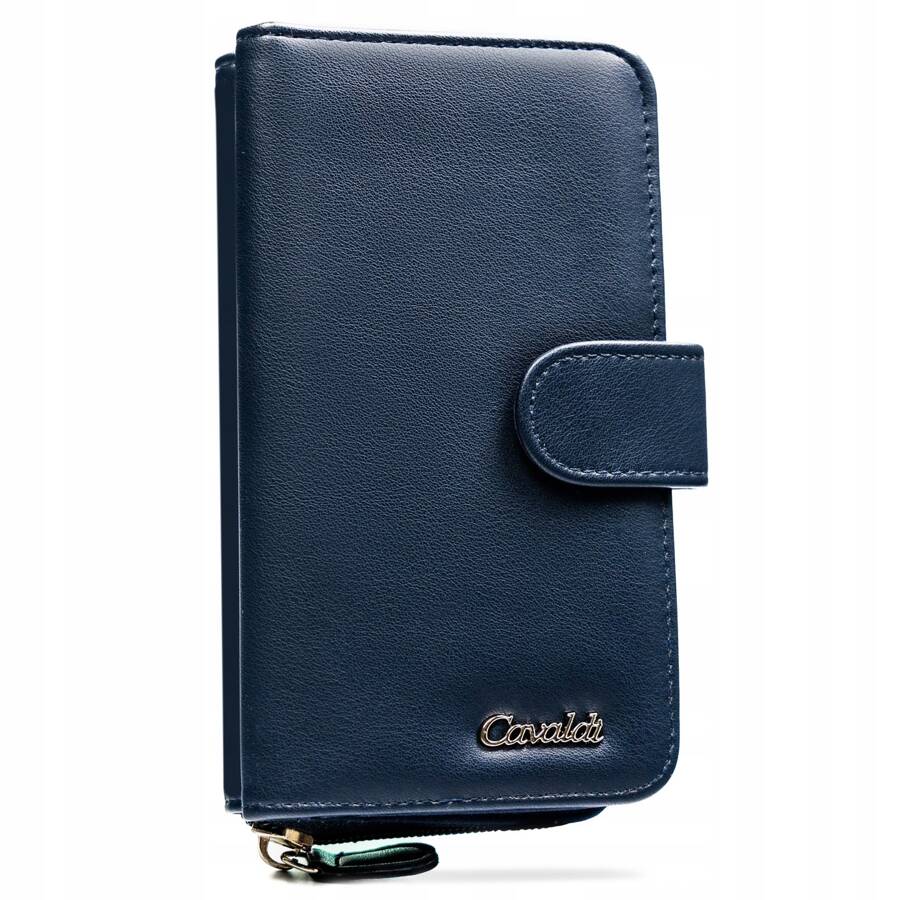Moteriška piniginė Cavaldi T7, mėlyna D1764