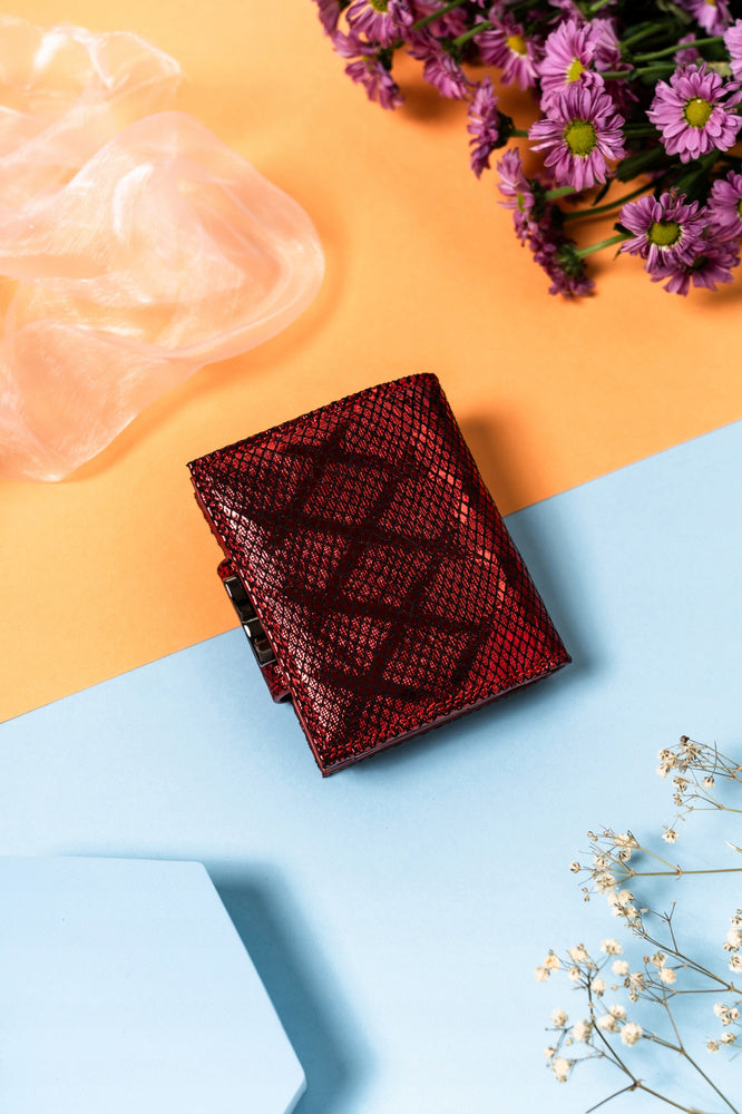 Moteriška piniginė Lorenti R15, raudona D1747