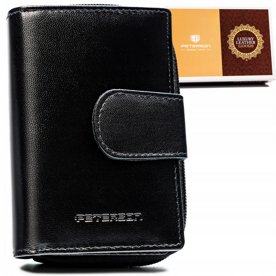Moteriška piniginė Peterson L10, juoda D1730