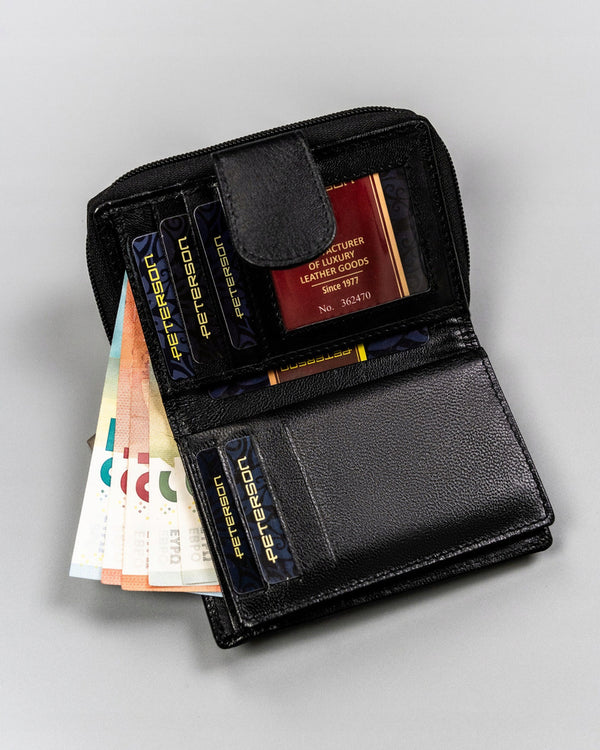 Moteriška piniginė Peterson L10, juoda D1730