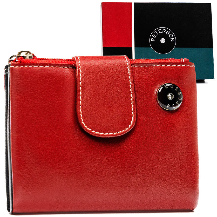 Moteriška piniginė Peterson S9, raudona D1720