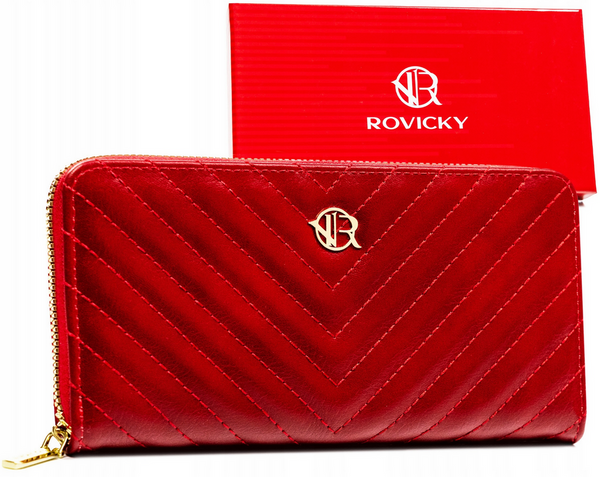 Moteriška piniginė Rovicky P14, raudona D1702