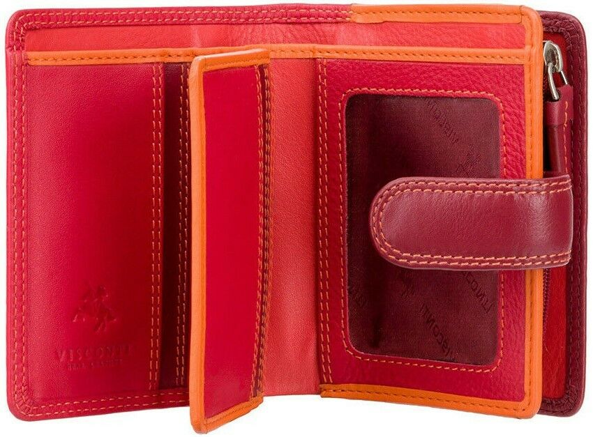 Moteriška piniginė Visconti RB40, raudona D1653