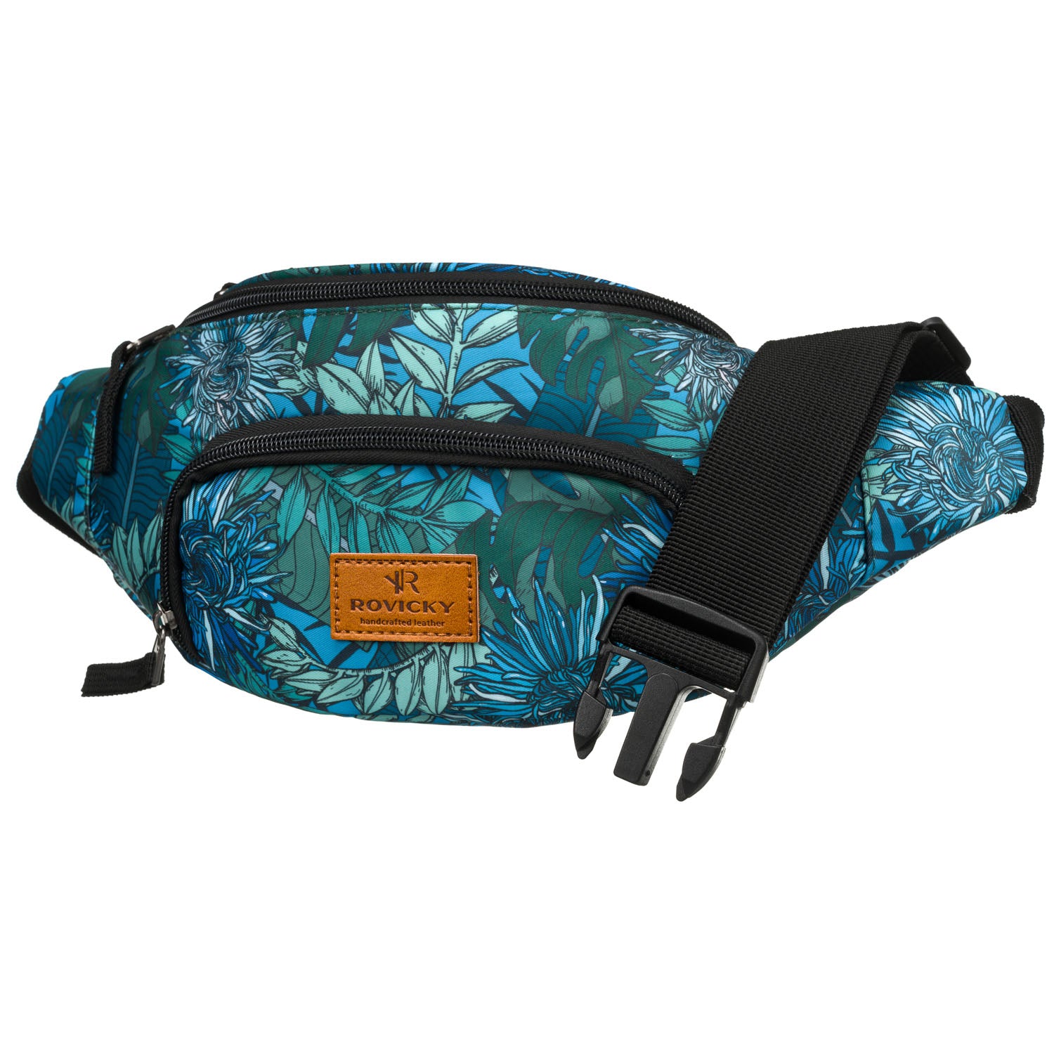 Moteriška rankinė, augalų raštas, poliesteris R493