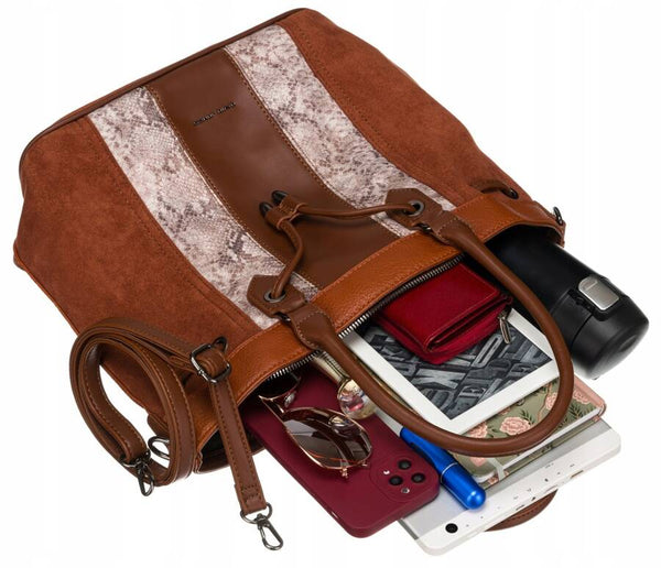 Moteriška rankinė David Jones J3, ruda R524