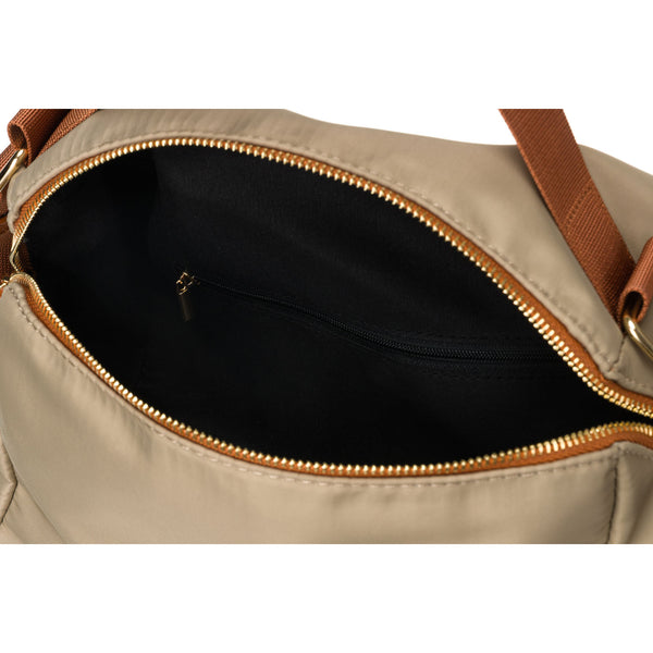 Moteriška rankinė, khaki/ruda R490