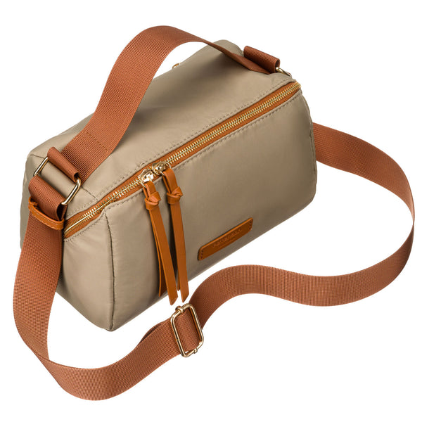Moteriška rankinė, khaki/ruda R490