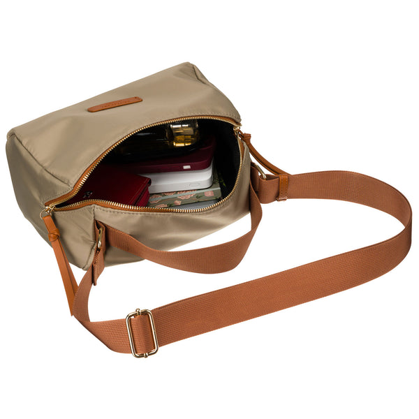 Moteriška rankinė, khaki/ruda R490