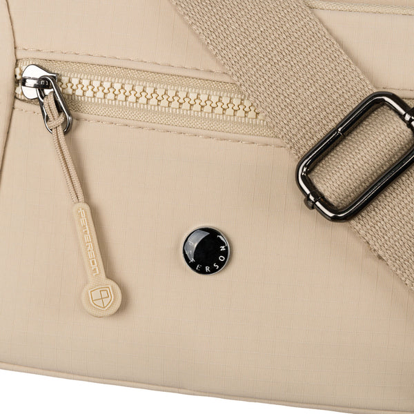 Moteriška rankinė, poliesteris, smėlio spalvos R482