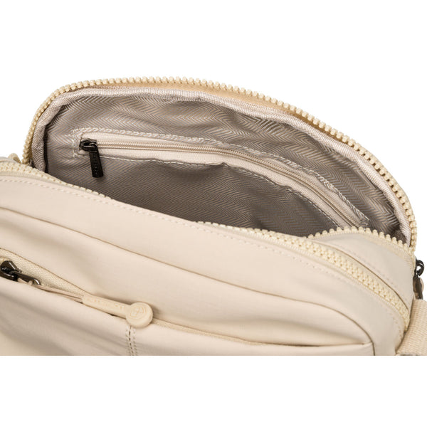 Moteriška rankinė, smėlio spalvos, reguliuojamas dirželis R475