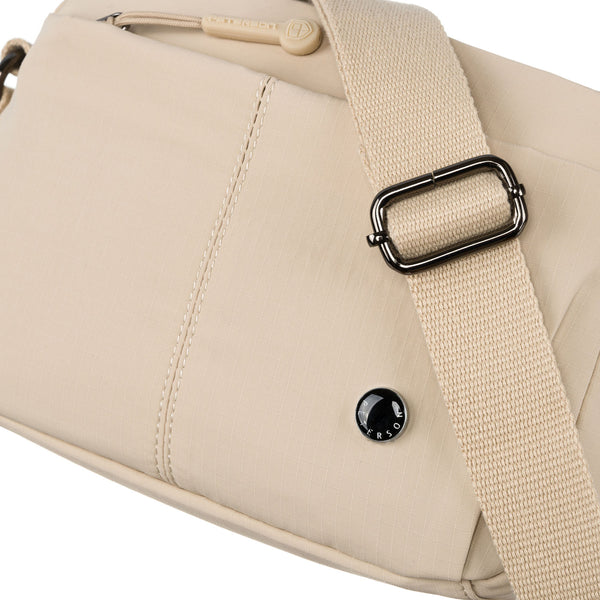 Moteriška rankinė, smėlio spalvos, reguliuojamas dirželis R475
