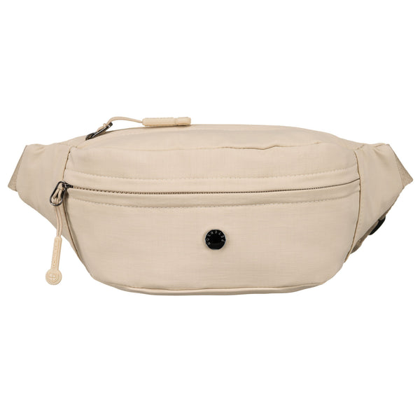 Moteriška sportinė rankinė, smėlio spalvos, poliesteris R469