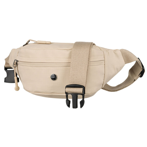 Moteriška sportinė rankinė, smėlio spalvos, poliesteris R469