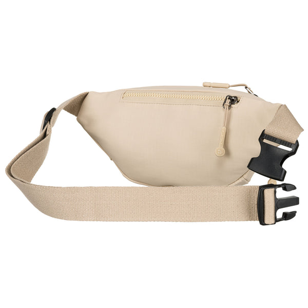 Moteriška sportinė rankinė, smėlio spalvos, poliesteris R469