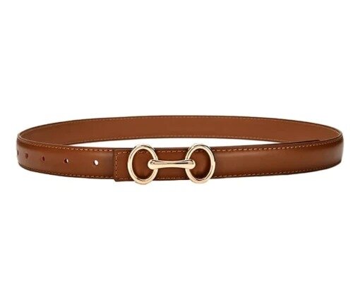 Moteriškas diržas F59 rudas