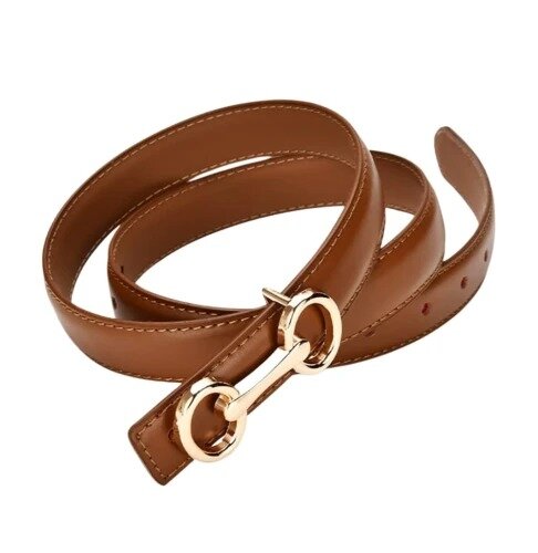 Moteriškas diržas F59 rudas