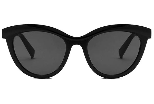 Moteriški akiniai nuo saulės cat-eye O091, juodi