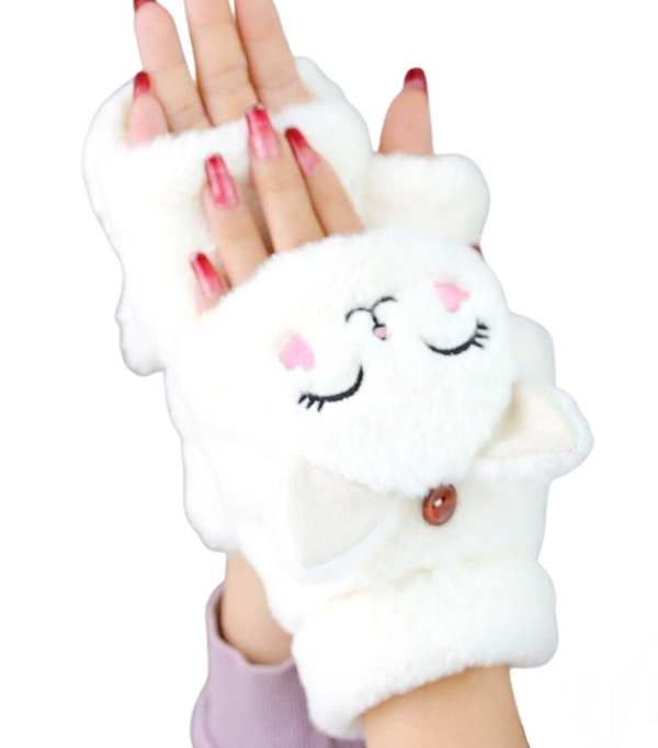 Moteriškos pirštinės Z5, baltos