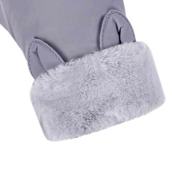 Moteriškos žieminės pirštinės R78, pilkos