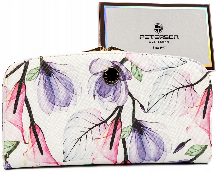 Natūralios odos piniginė moterims Peterson L118 D1597
