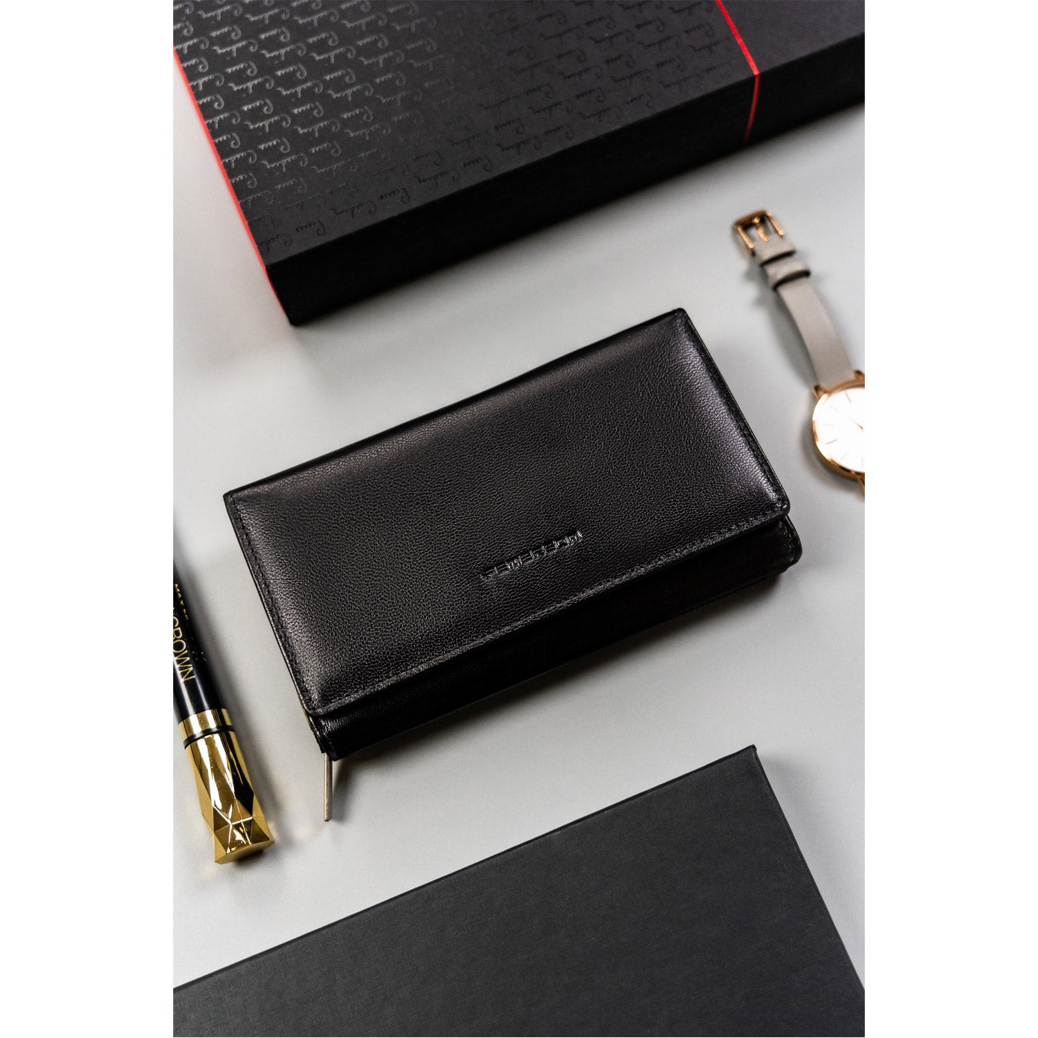 Natūralios odos piniginė moterims Peterson L126 D1588