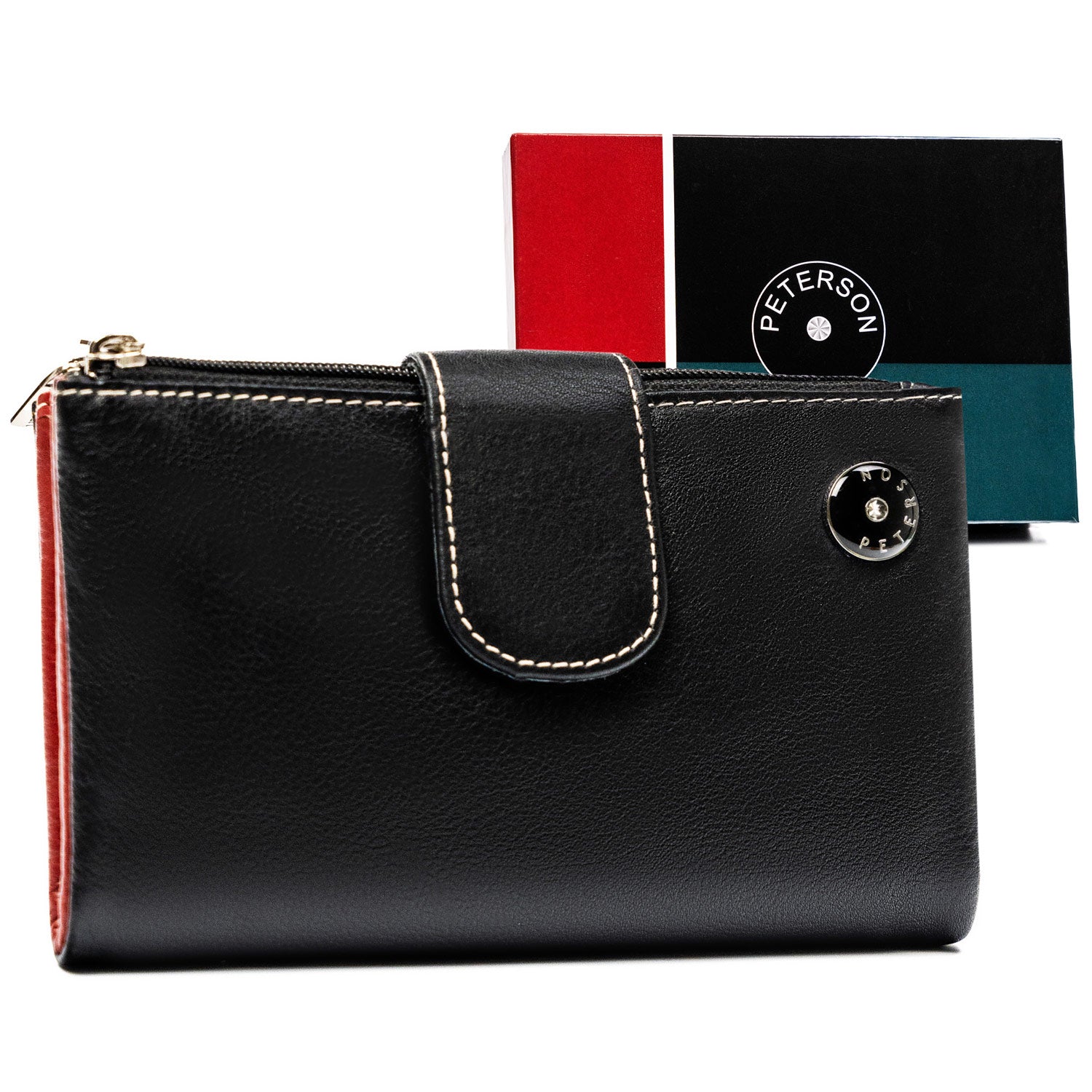 Natūralios odos piniginė moterims Peterson L139 D1574