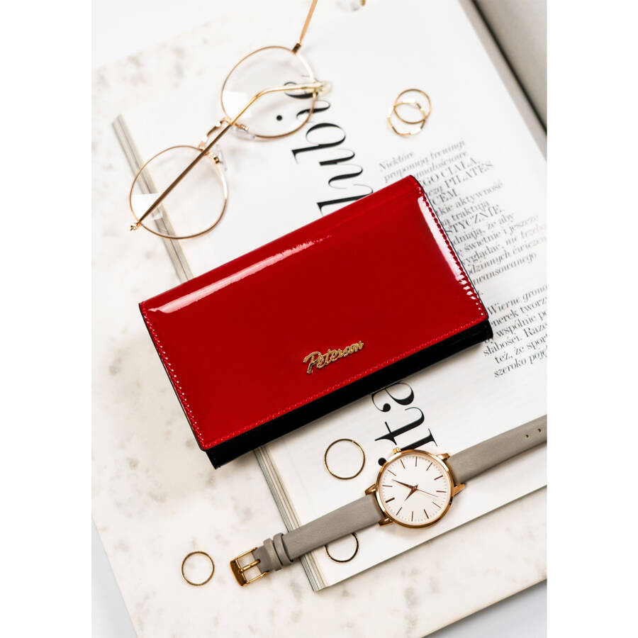 Natūralios odos piniginė moterims Peterson L161 D1549