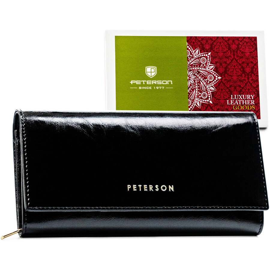 Natūralios odos piniginė moterims Peterson L164 D1546