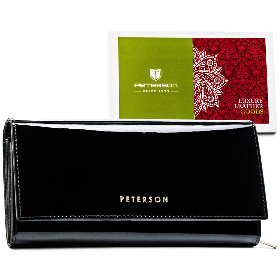 Natūralios odos piniginė moterims Peterson L165 D1545