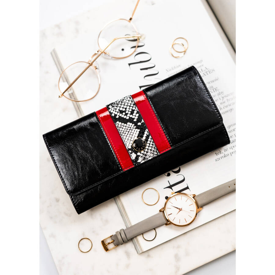 Natūralios odos piniginė moterims Peterson L173 D1536