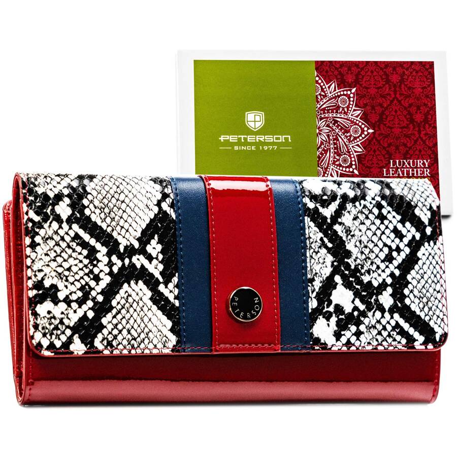 Natūralios odos piniginė moterims Peterson L174 D1535