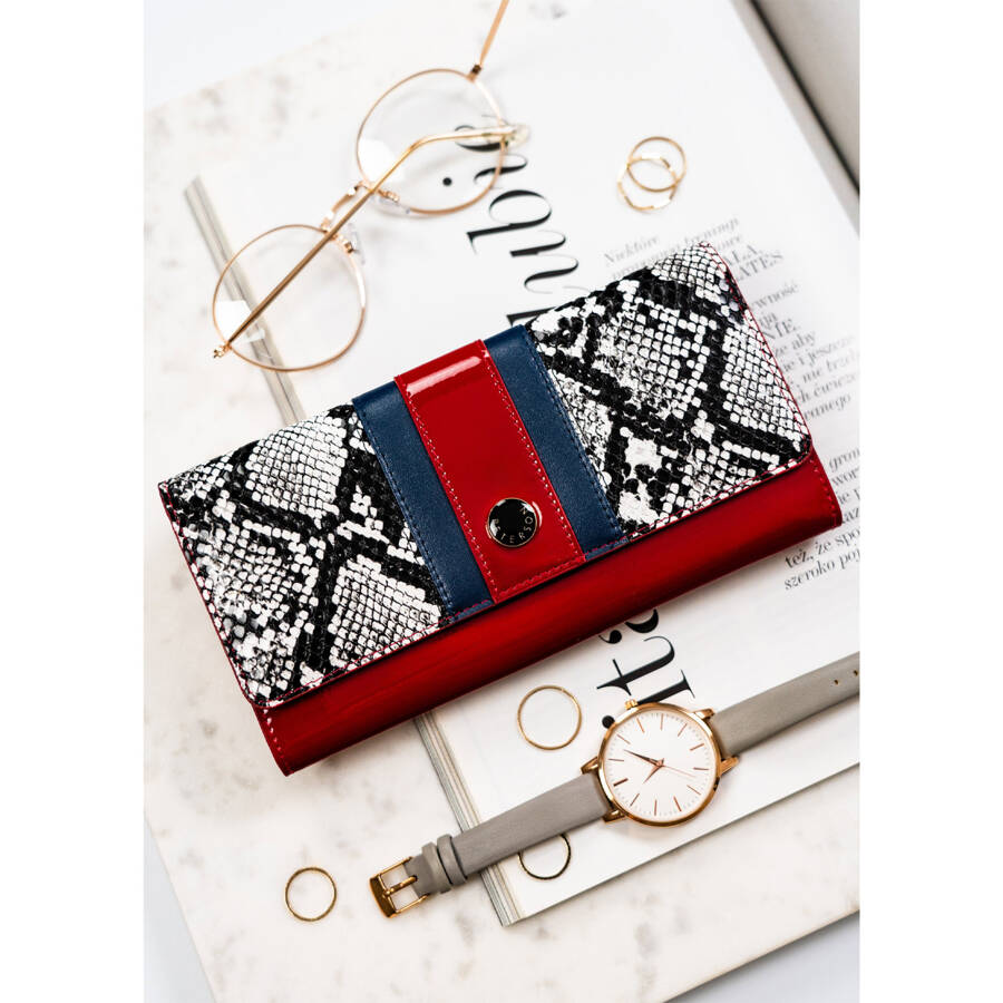 Natūralios odos piniginė moterims Peterson L174 D1535