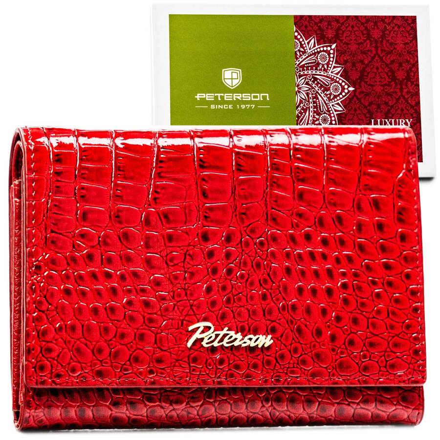 Natūralios odos piniginė moterims Peterson L182 D1526