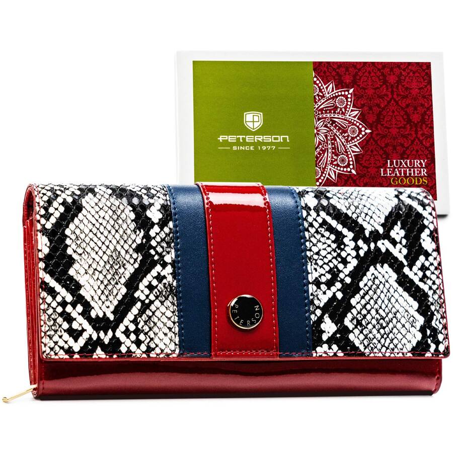 Natūralios odos piniginė moterims Peterson L185 D1523