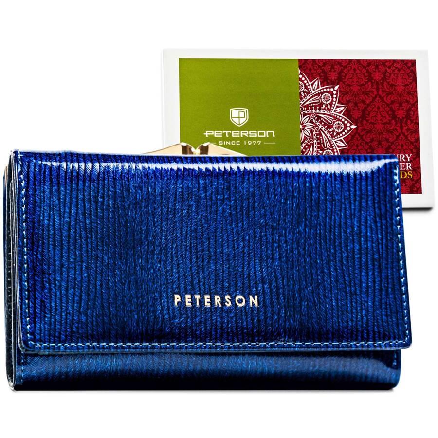 Natūralios odos piniginė moterims Peterson L196 D1511