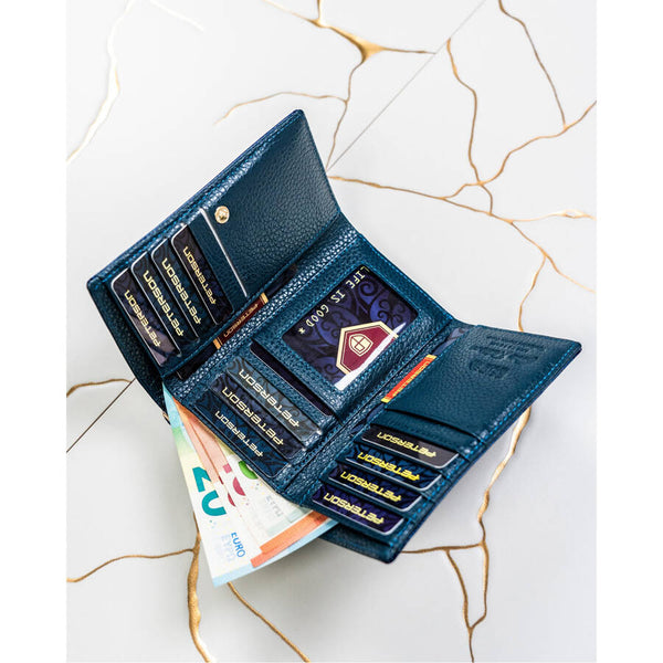 Natūralios odos piniginė moterims Peterson L196 D1511