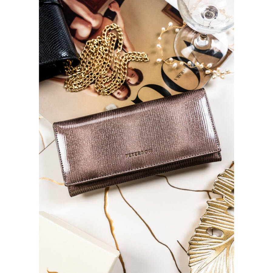 Natūralios odos piniginė moterims Peterson L214 D1490